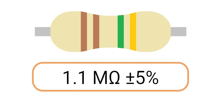 Mega Ohm Resistors (MΩ)
