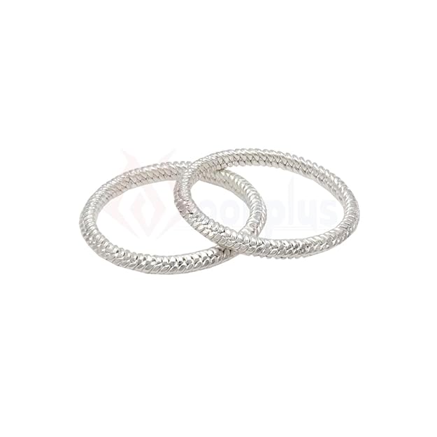 Sterling Silver Gift set for Baby (Anklets/kappu kolusu, Feeder/Paladai)