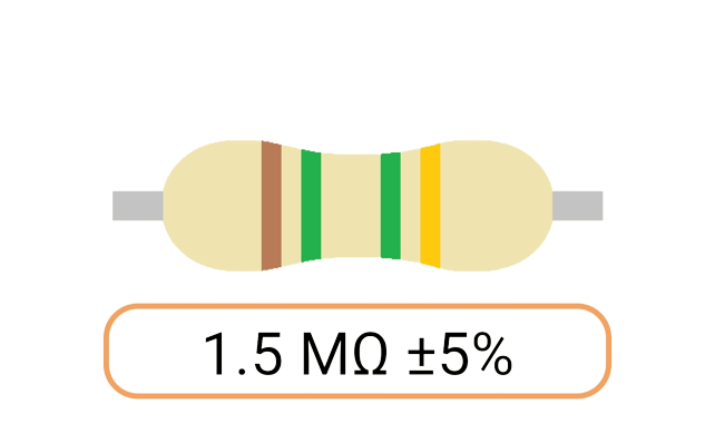 Mega Ohm Resistors (MΩ)