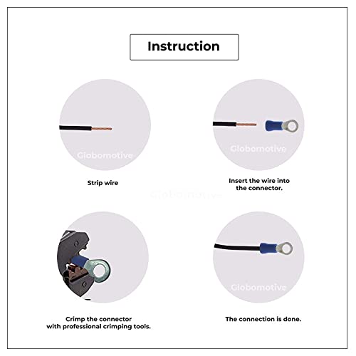 1.5-CRIMPING TYPE INSULATED COPPER RING TYPE TERMINAL ENDS-HRI-7063(PACK OF 10)-