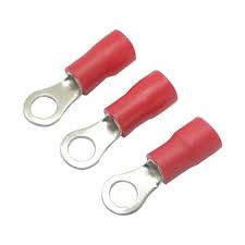 1.5 sq.mm-Crimping Type Insulated Copper Ring Type Terminal Ends | HRI-7063 (Pack Of 10)