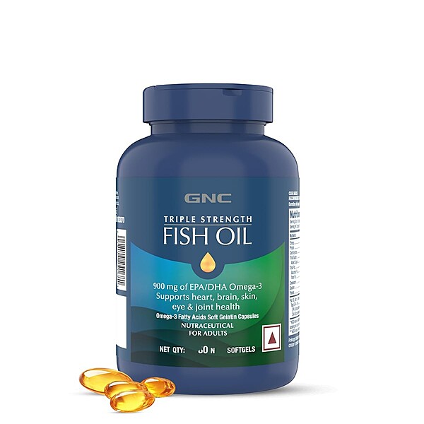 GNC-Fish Oil Omega-3 Capsules (Triple Strength)