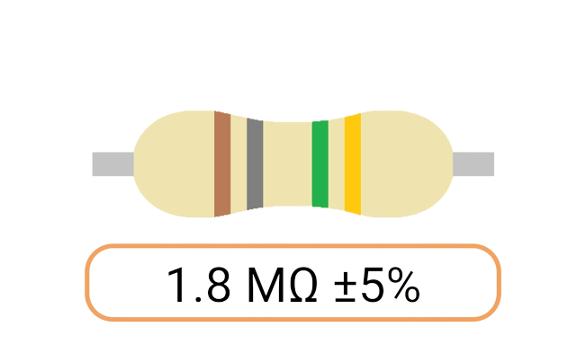 Mega Ohm Resistors (MΩ)