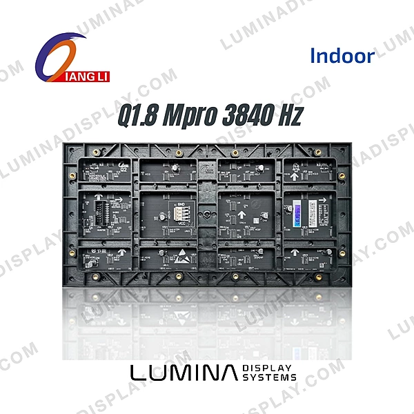 Qiangli Q1.8 MPro P1.8 indoor SMD1515 LED module 320 x 160 mm, 3840 Hz – Lumina Display Systems