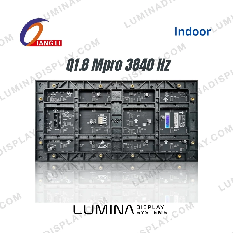 Qiangli Q1.8 MPro P1.8 indoor SMD1515 LED module 320 x 160 mm, 3840 Hz – Lumina Display Systems