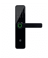 Yale Smart Door Lock Black Fingerprint PIN RFID Manual Key Access
