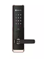 Solity Push & Pull Digital Mortise Lock With Fingerprint Password RFID Card Emergency Key