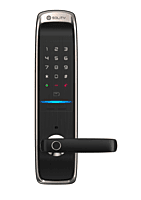 Solity Push & Pull Digital Mortise Lock With Fingerprint Password RFID Card Emergency Key
