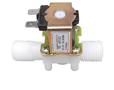 12V DC 1/2 Inch Solenoid Valve (Normally Closed)