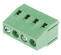 4-PIN PCB Mount Screw Terminal Block