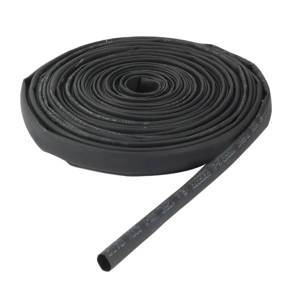 4mm Heat Shrink Sleeve Tube - Black - 1 meter