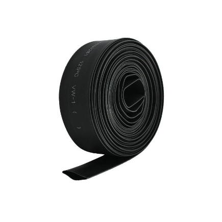 8mm Heat Shrink Sleeve Tube - Black - 1 meter