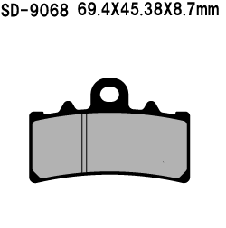 Vesrah SD-9068 Ceramic Brake Pads