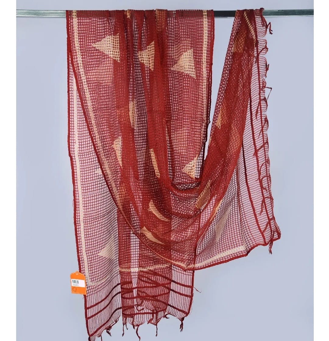 Bhagalpuri Cotton  Block Print Dupatta #1