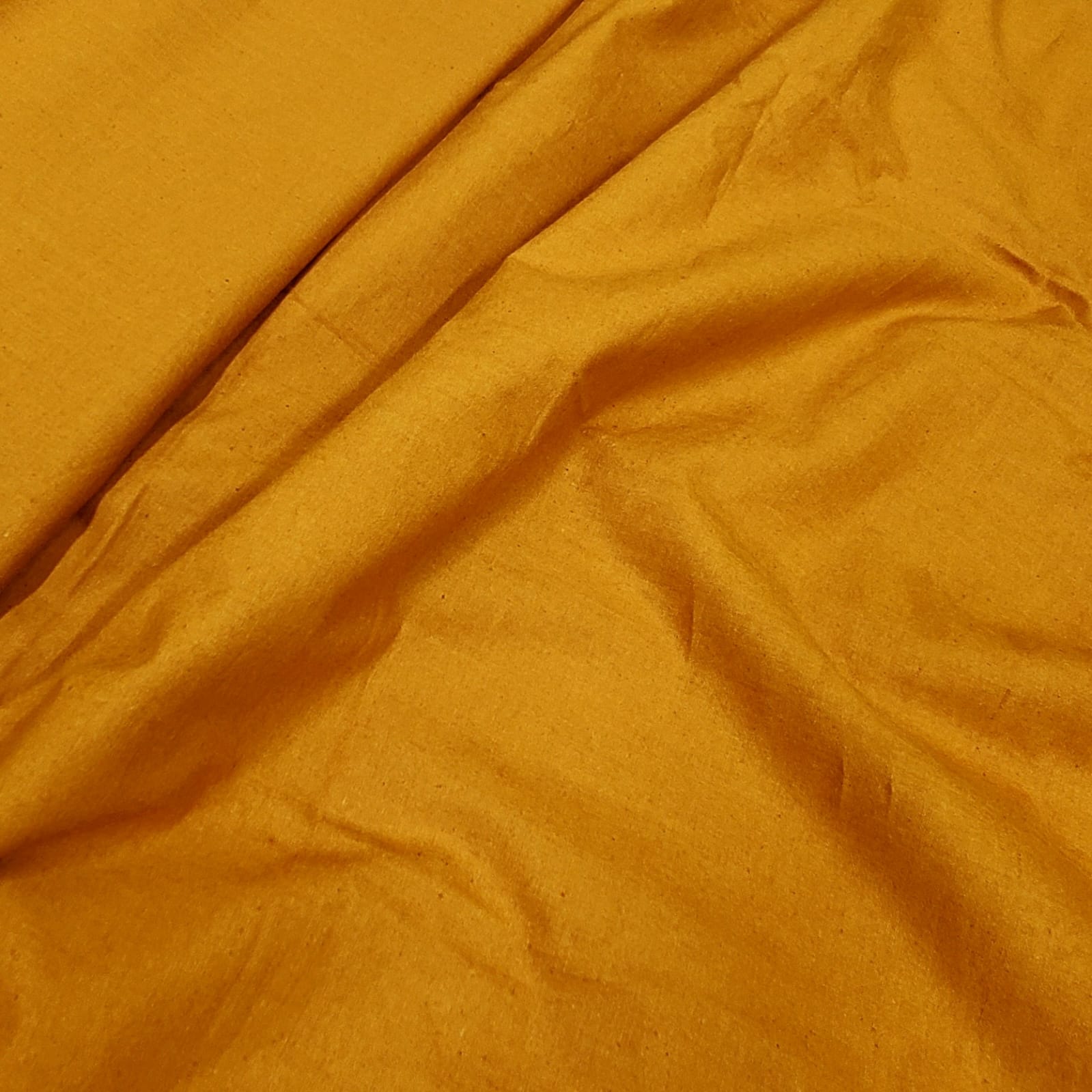 Cotton Plain Fabric (Mustard)