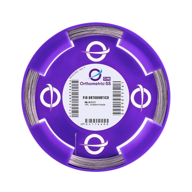 OrthoMetric SS CrNi Elastic Hard Orthodontic Wire Roll 50 gm