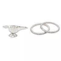 Sterling Silver Gift set for Baby (Anklets/kappu kolusu, Feeder/Paladai)