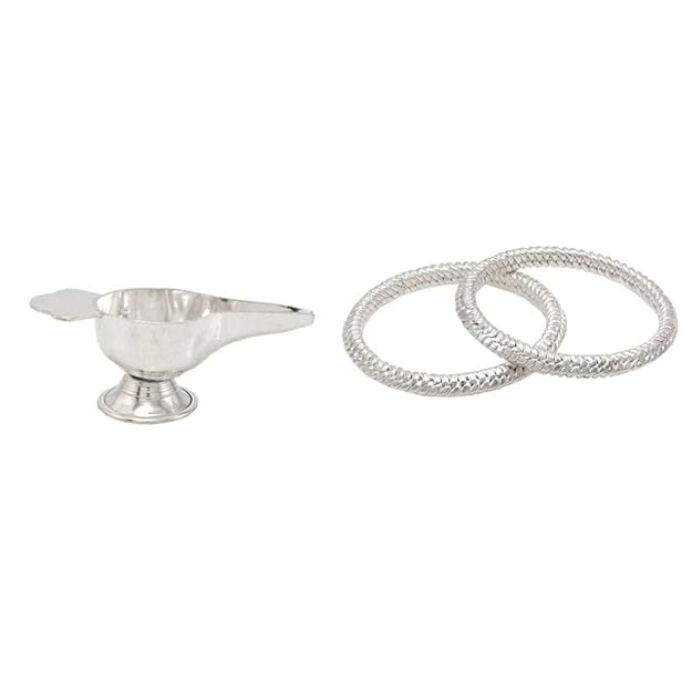 Sterling Silver Gift set for Baby (Anklets/kappu kolusu, Feeder/Paladai) Sterling Silver Gift set for Baby (Anklets/kappu kolusu, Feeder/Paladai)