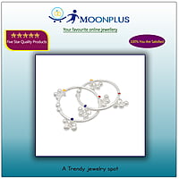 Silver Baby Anklet ( Kambi Kolusu with Salangai )