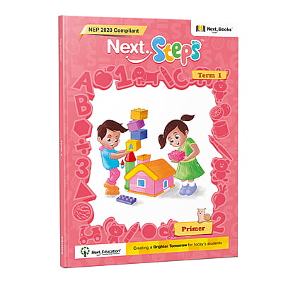 Next Steps - Primer - Term 1 Book NEP 2020 Edition by Next Education | Term 1 book for Nursery