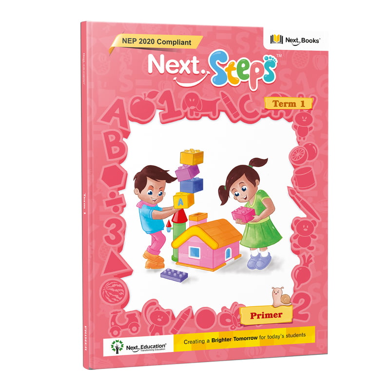 Next Steps - Primer - Term 1 Book NEP 2020 Edition by Next Education | Term 1 book for Nursery