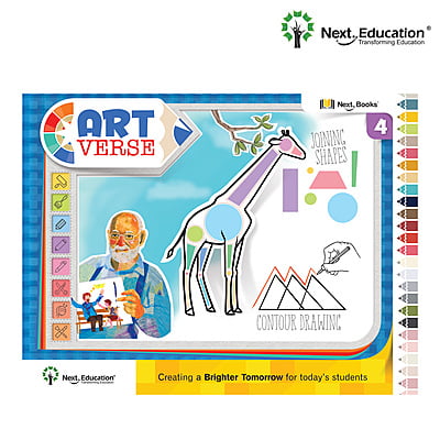 Artverse Level 4 /class 4 Book with Craft material Artverse Level 4 /class 4 Book with Craft material