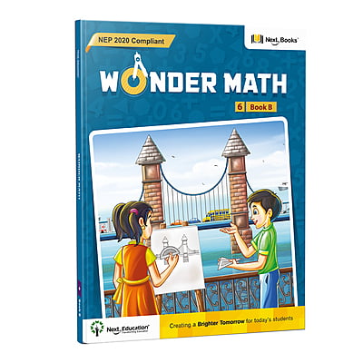 Wonder Math Level 6 Book B - NEP Edition | Next Education CBSE Math Book for Class 6