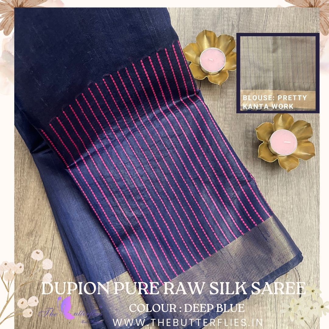 DUPION RAW SILK SAREE YBRSRSS21841