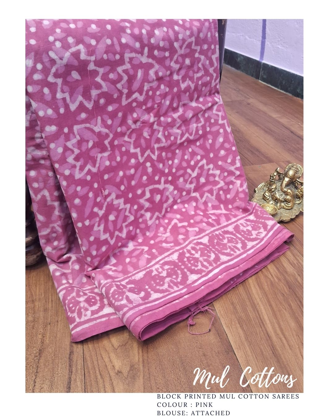 MUL COTTON SAREE ssgSMCS24494