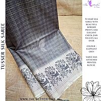 TUSSER SILK SAREE SFHSTSK24623