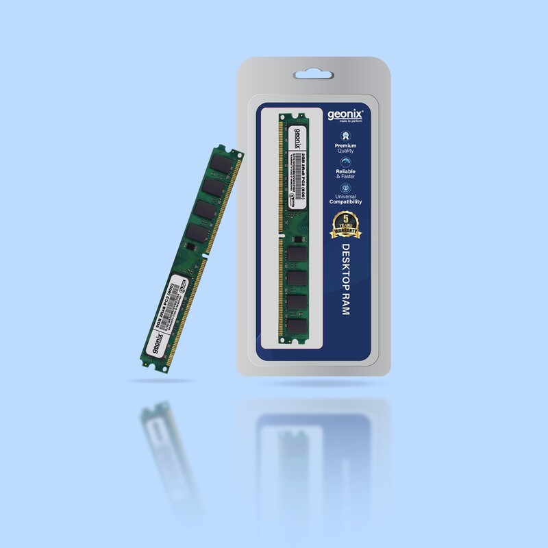 Geonix Desktop RAM 2GB DDR2- 800mhz.