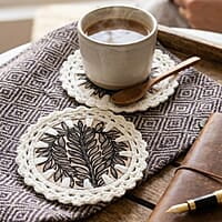 Madhubani Coaster Tree Madhubani Coaster Tree