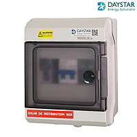 Premium Waterproof IP66 DCDB 1 in 1 Out Inbuilt DC Fuse 20A, SPD 600V & DC MCB 20A (1 Series/String x up to 12 Panels Max.) (1-1 600V MCB)