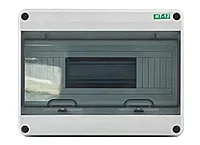 Weatherproof 12-Way MCB Box with Clear Cover (12-Pole)