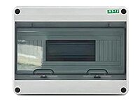 Weatherproof 12-Way MCB Box with Clear Cover (12-Pole)