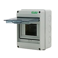 Weatherproof 5-Way MCB Box with Clear Cover (5-Pole)