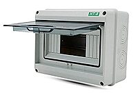 Weatherproof 8-Way MCB Box with Clear Cover (8-Pole)