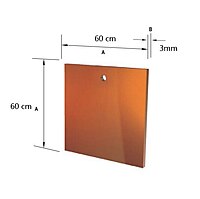 Pure Copper Earth Plate (600mm x 600mm x 3mm)