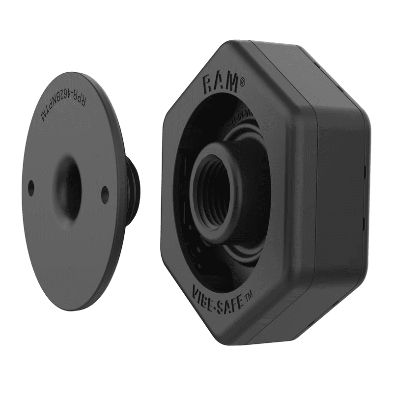 RAM® Vibe-Safe™ with NPT Adapter for 2-Hole Holders RAM® Vibe-Safe™ with NPT Adapter for 2-Hole Holders