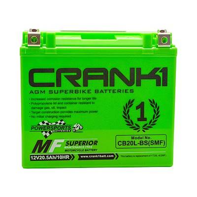 Crank1 Battery (CB20L-BS)