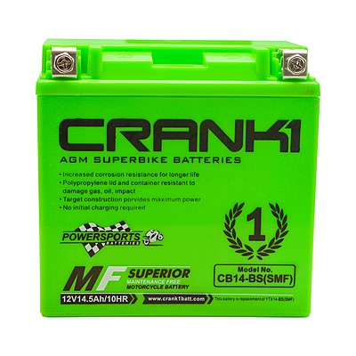 Crank1 Battery (CB14-BS) Crank1 Battery (CB14-BS)
