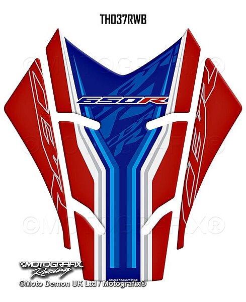 Motografix Motorcycle Tank Pad Protector Motografix 3D Gel (TH037RWB)