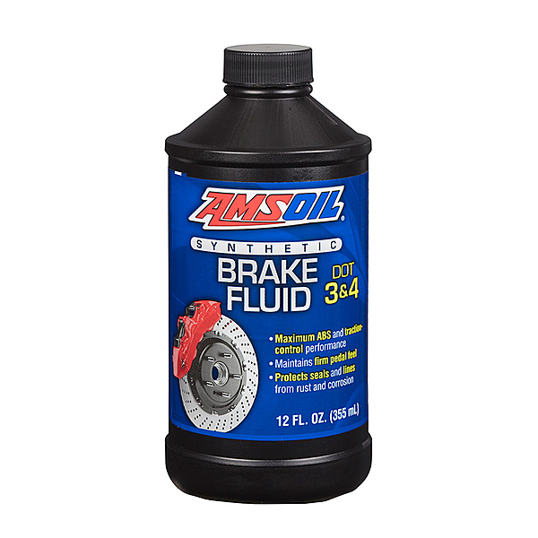 AMSOIL DOT 3 & DOT 4 100% Synthetic Brake Fluid
