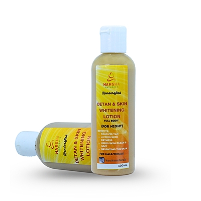 Harsha Naturals Detan & Whitening Body Lotion - 100ml