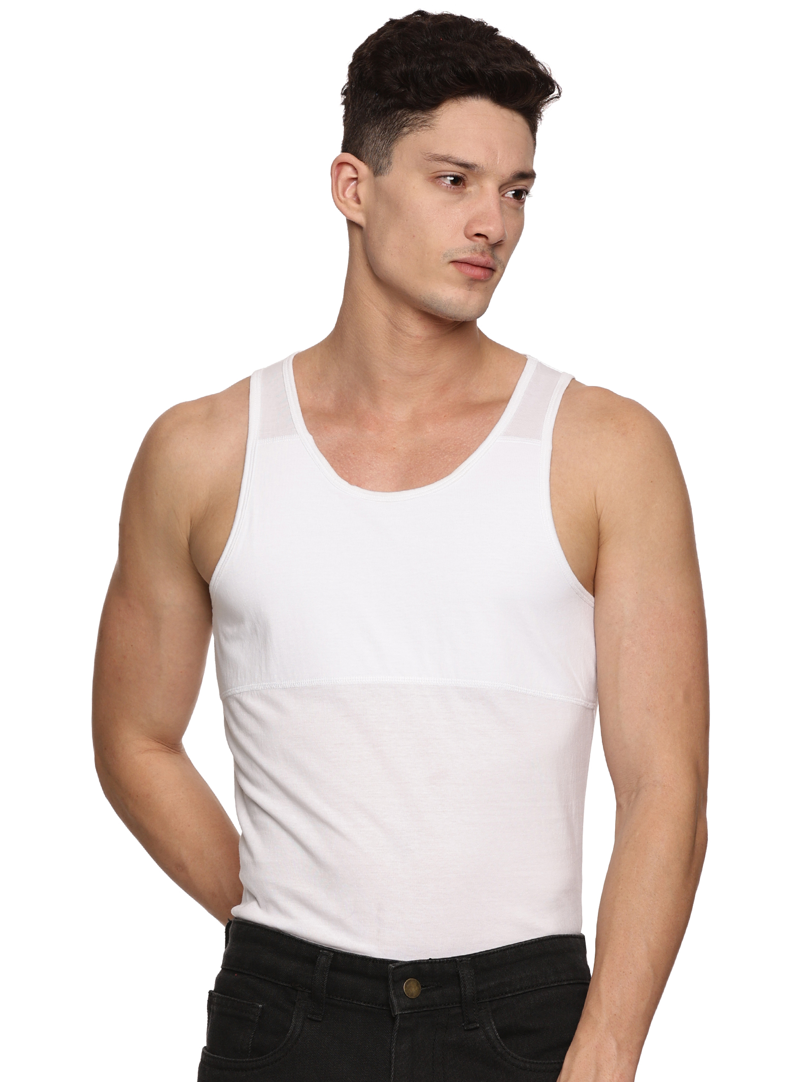 Men's Chest Compression Vest to Hide Gynecomastia Moobs Shapewear, Compression Chest Binder for Men to Hide Moobs(pack of 2) Men's Chest Compression Vest to Hide Gynecomastia Moobs Shapewear, Compression Chest Binder for Men to Hide Moobs(pack of 2)