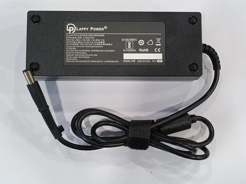 Laptop Adapter compatible for HP (120W 6.15A 19.5V) Big Pin - 7.4mm x 5.0mm Pin
