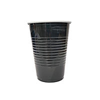 The Magic Balloons - Black Pong Glasses - Pack of 50pcs | Reusable 450ml Party Glasses for Diwali, Holi, New Year, Bachelor , Halloween & Christmas| Eco-Friendly Cups for Adults Parties & Games