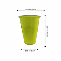 The Magic Balloons Beer Pong Glasses - Pack of 30 | 450ml Reusable Party Drinking Cups | Eco-Friendly Green Pong Glasses for Parties & Events | Multipurpose Colorful Glasses