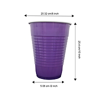 450ml -Set of 30 Purple Pong Glasses | Beer Pong | Drinking Glass for New Year Bachelor Retirement Wedding Adults Parties & Games | Party Supplies | Reusable
