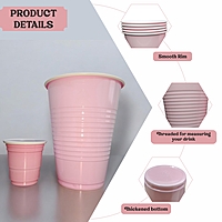 Set of 20 Pink Combo Pack | 10 Pong Glasses 450ml & 10 Shot Glasses 60ml | Reusable Party Glasses for Beer Pong Shots | Perfect for Events & Celebrations